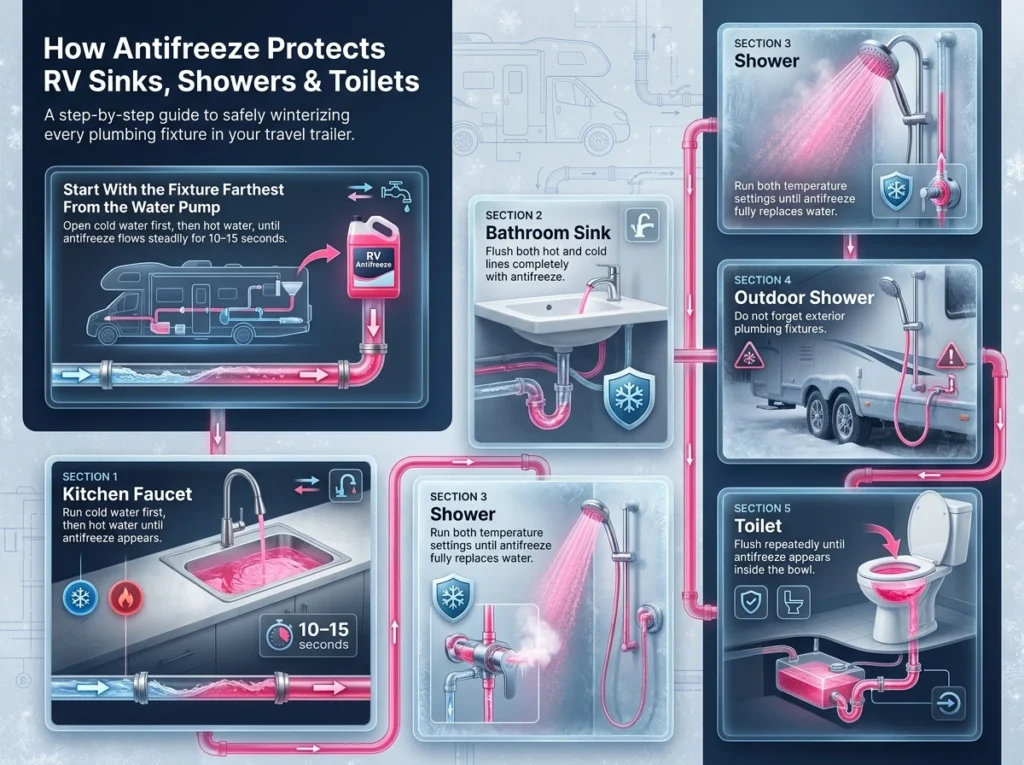 How Do You Run Antifreeze Through Faucets and Plumbing Lines?