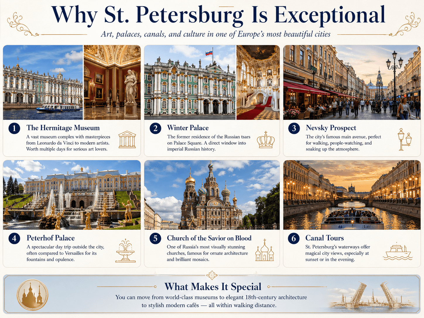 What Are the Best Places to Visit in St. Petersburg, Russia?