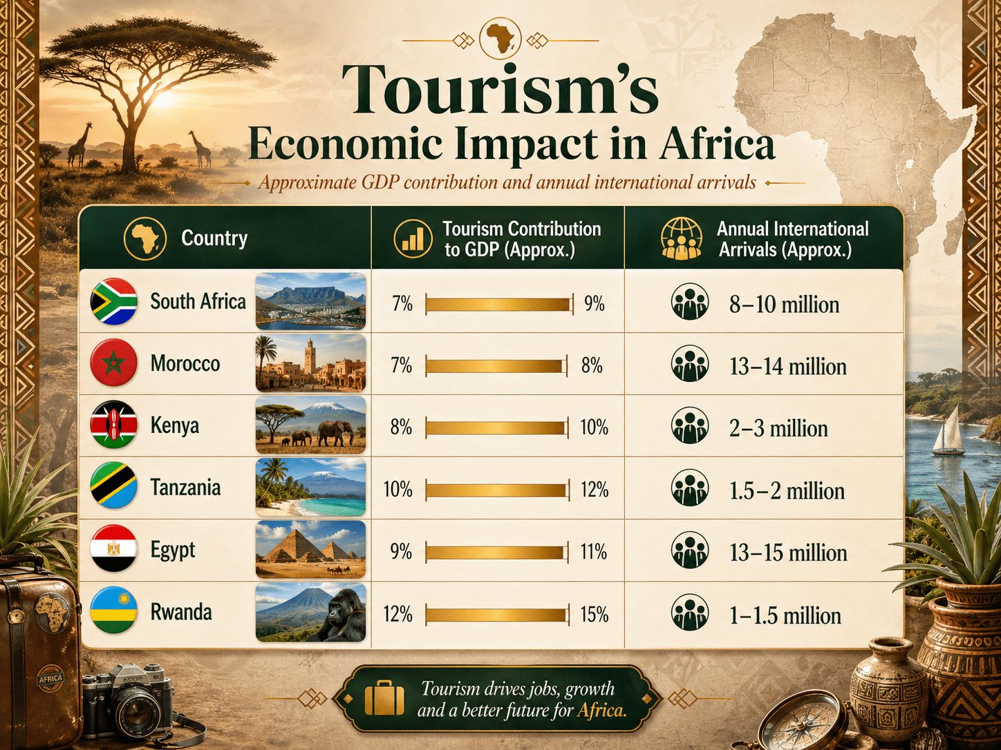 How Does the African Tourism Industry Impact the Economy?