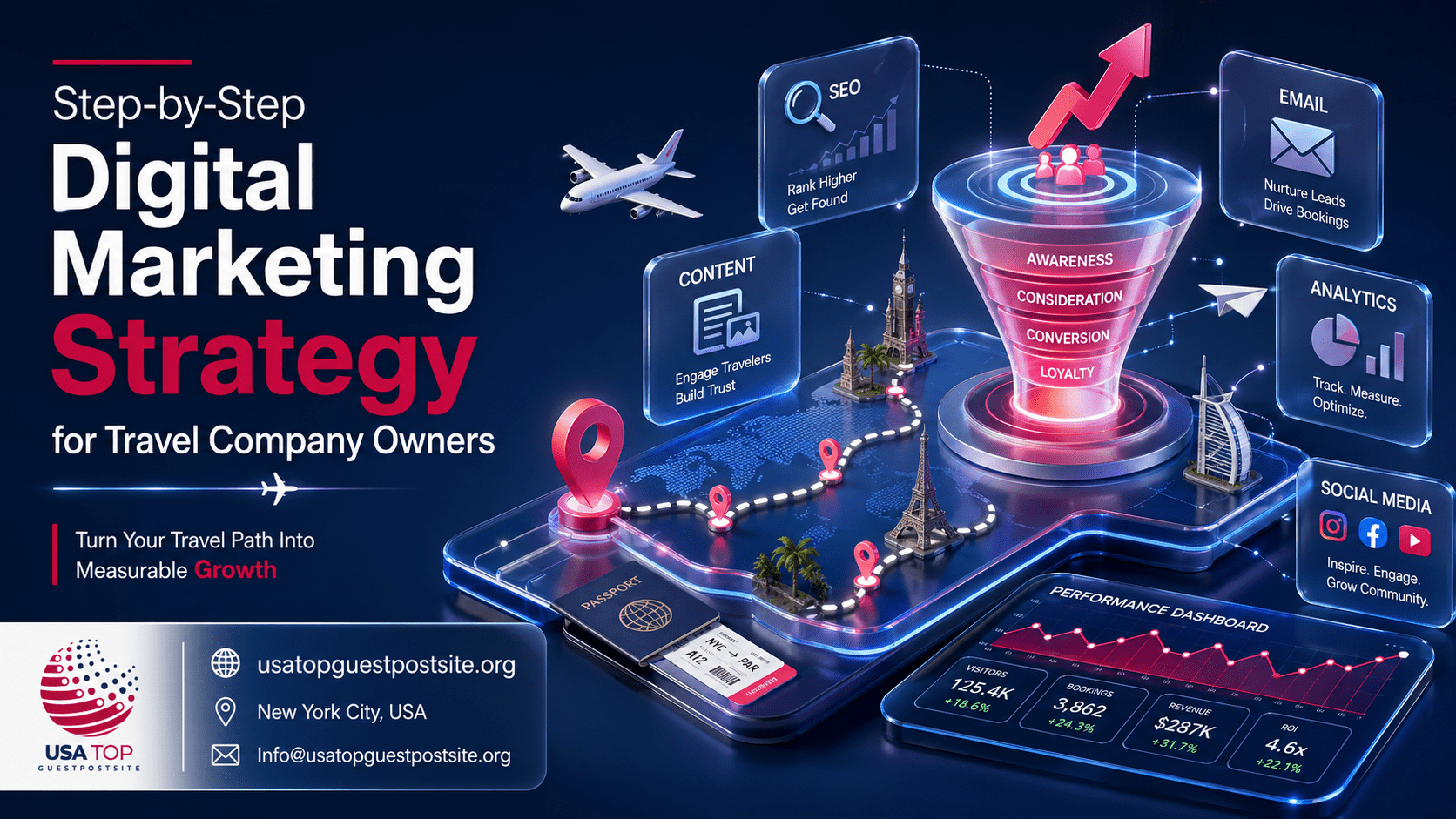 digital marketing strategy for travel company