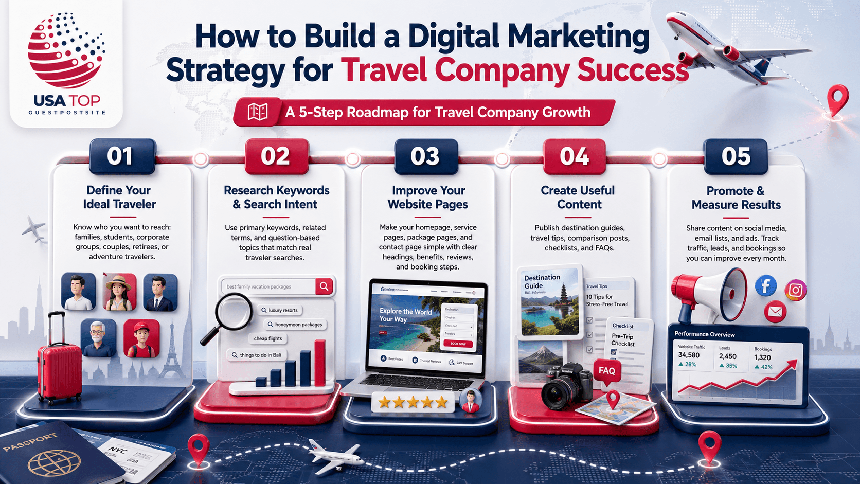 digital marketing strategy for travel company