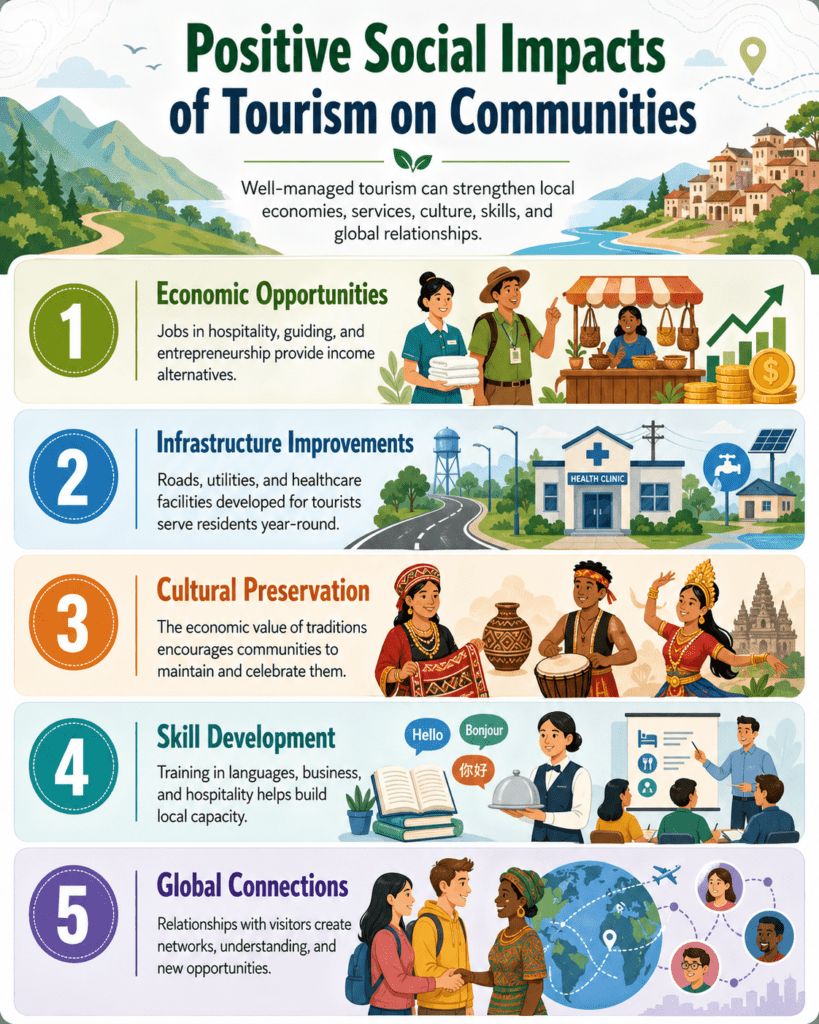 Positive Social Impacts of Tourism