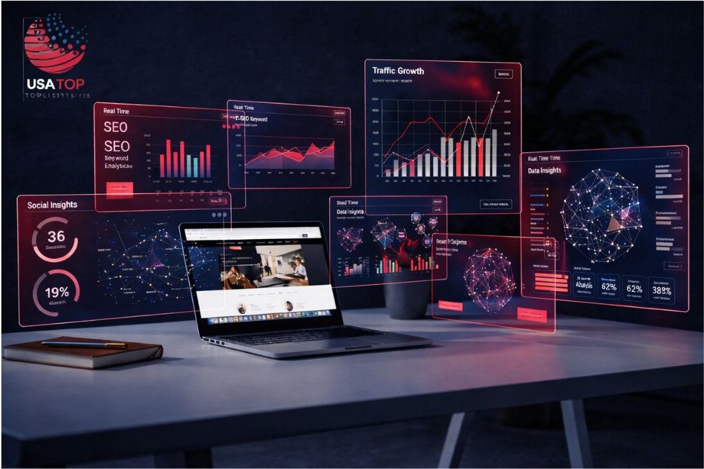 Digital marketing expert analyzing SEO and online campaign data