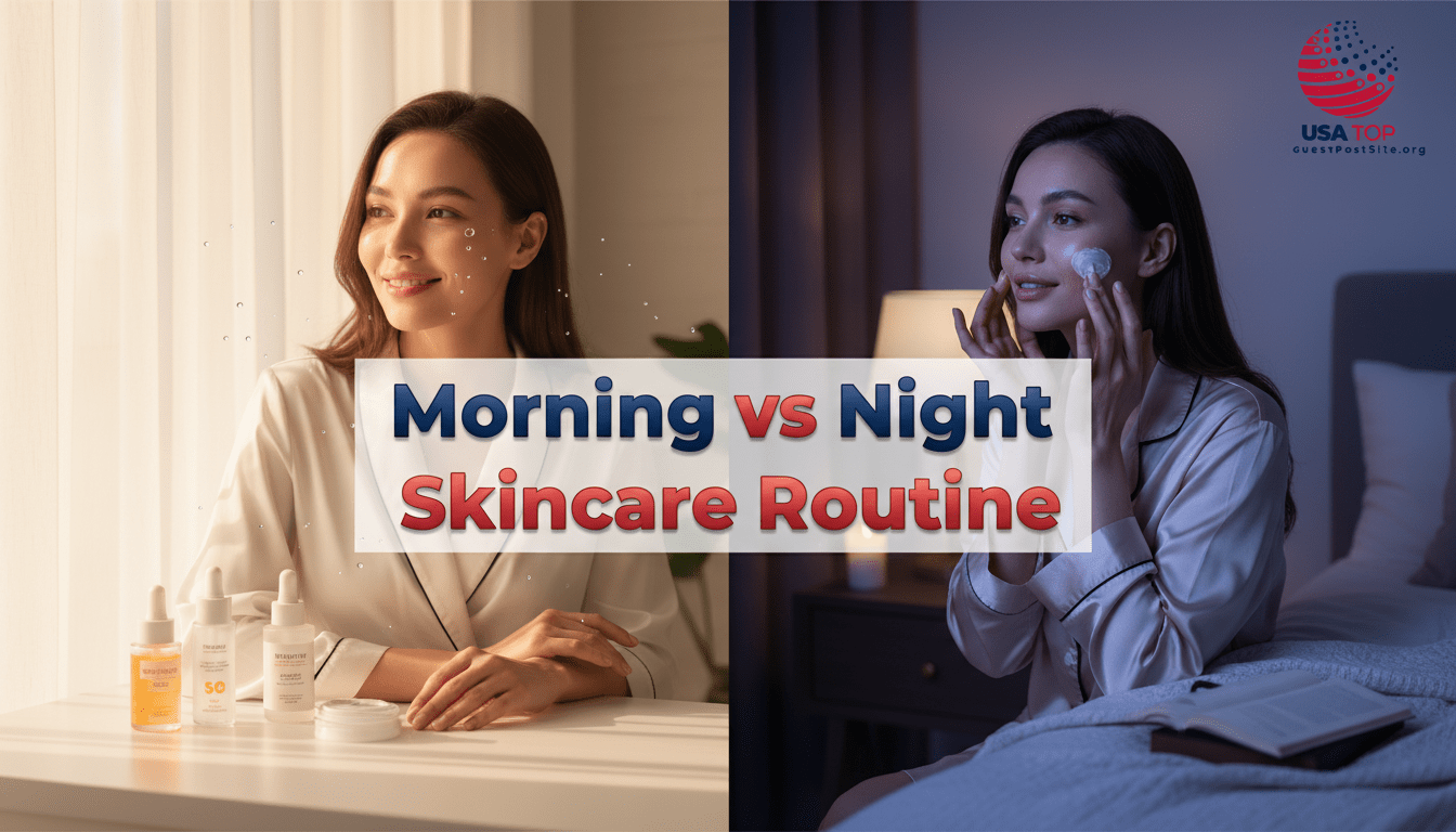 Morning vs Night Skincare Routine: Dermatologist-Approved Guide for Every Skin Type in the USA (2026)