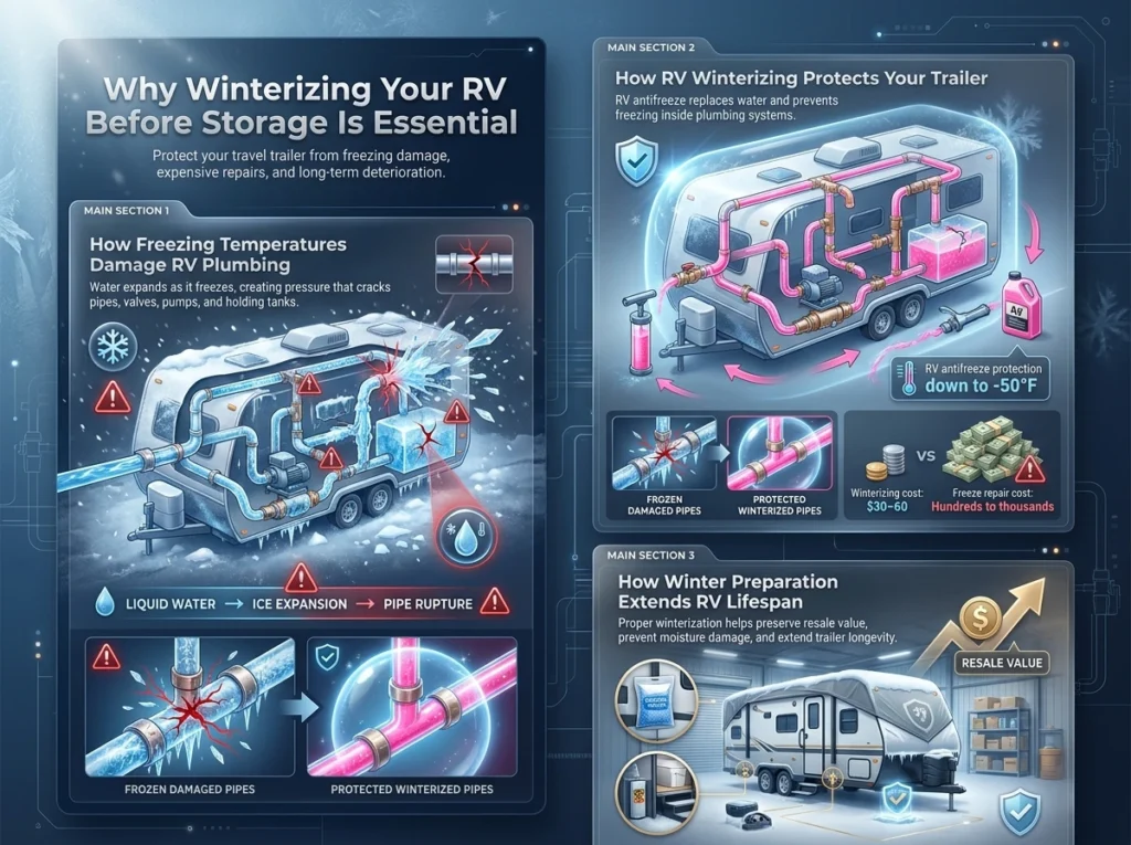 How to Winterize a Travel Trailer