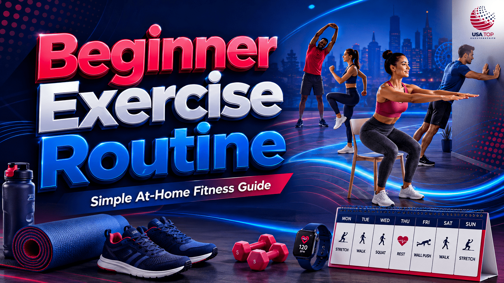 beginner exercise routine