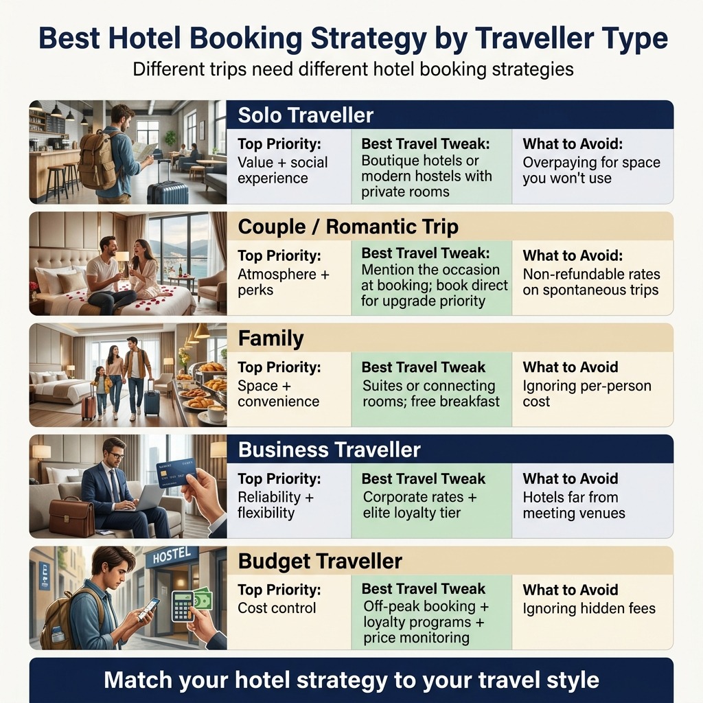 Hotels Travel Tweaks by Traveler Type