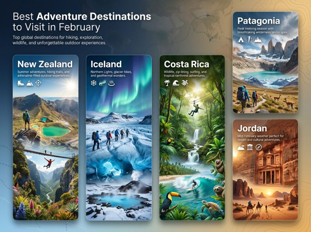 What Are Some Cool Places to Go in February for Adventure?