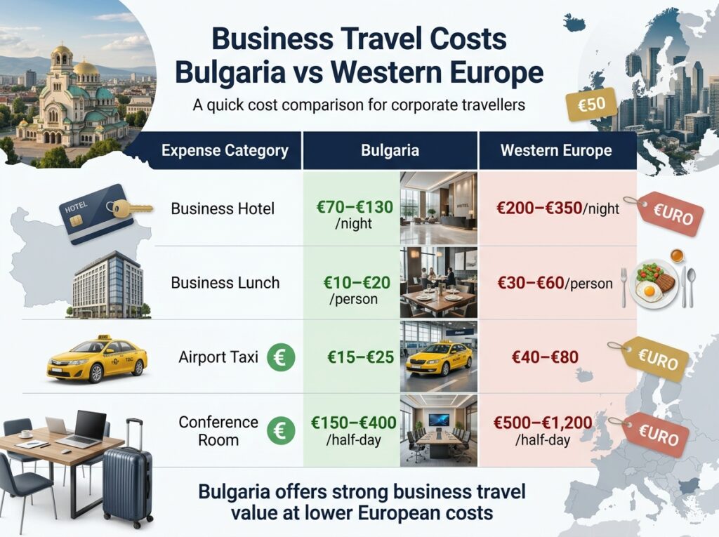 How Much Does Business Travel Cost in Bulgaria?
