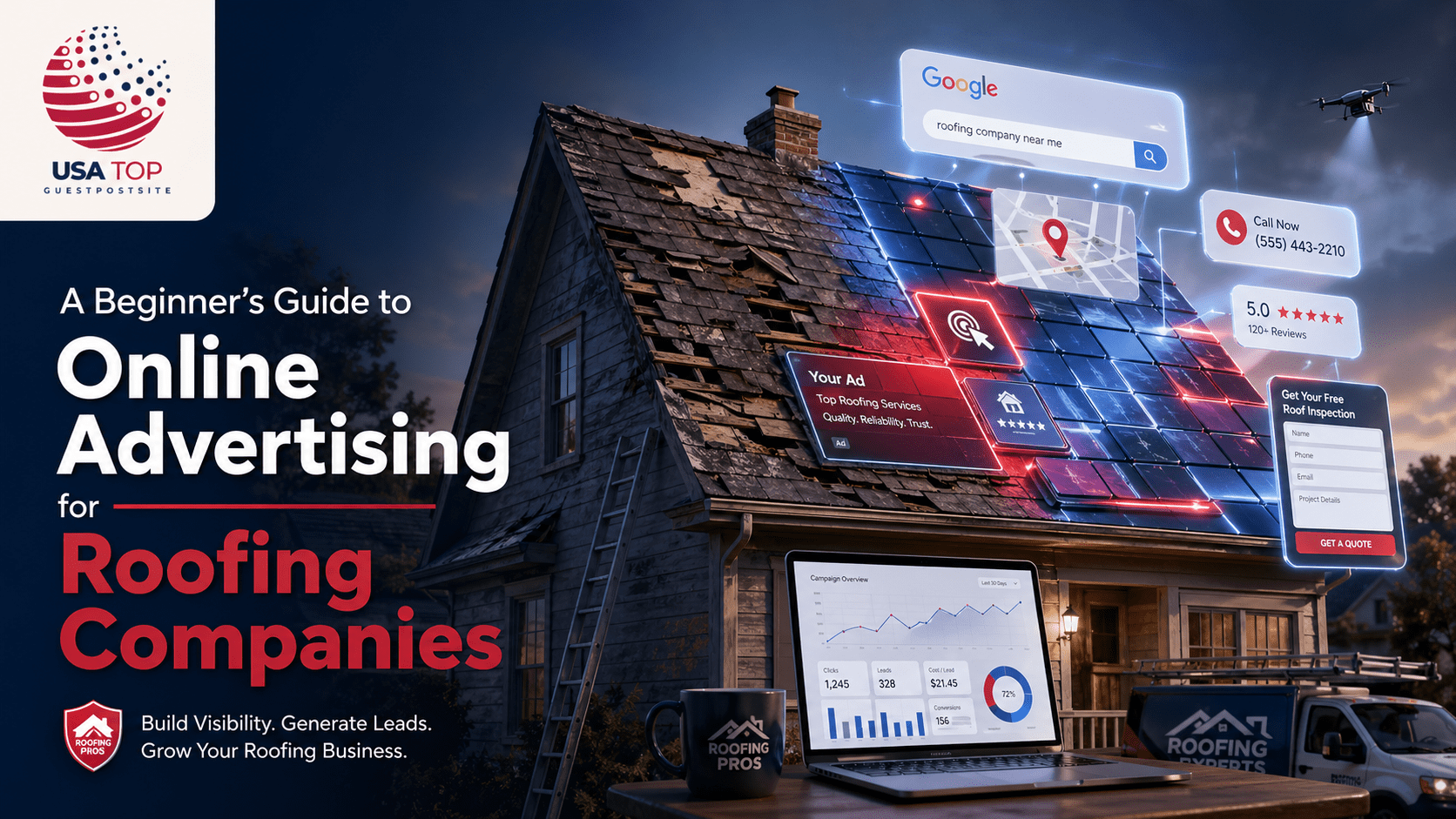 online advertising for roofing companies