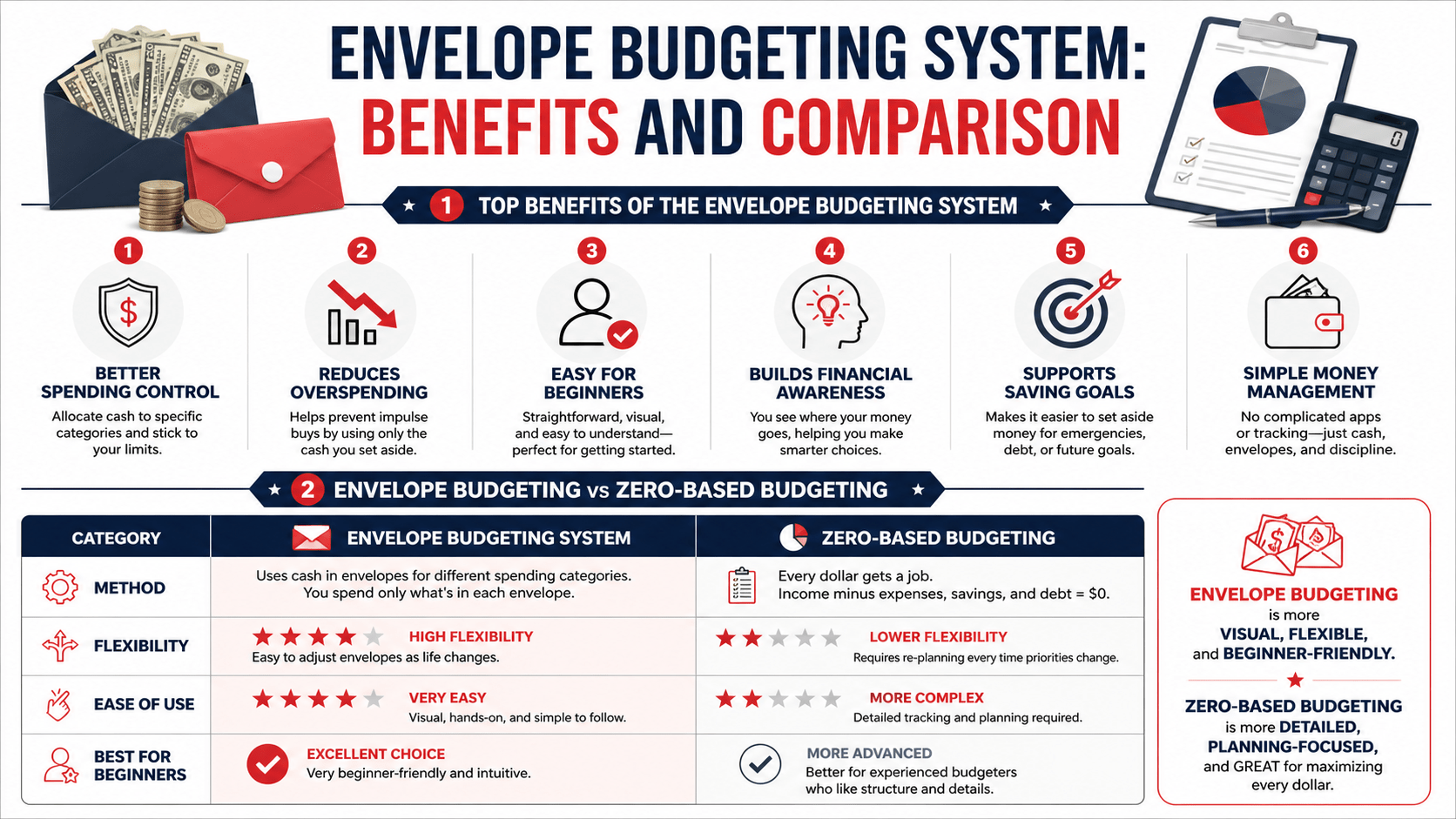 Envelope Budgeting vs Zero-Based Budgeting