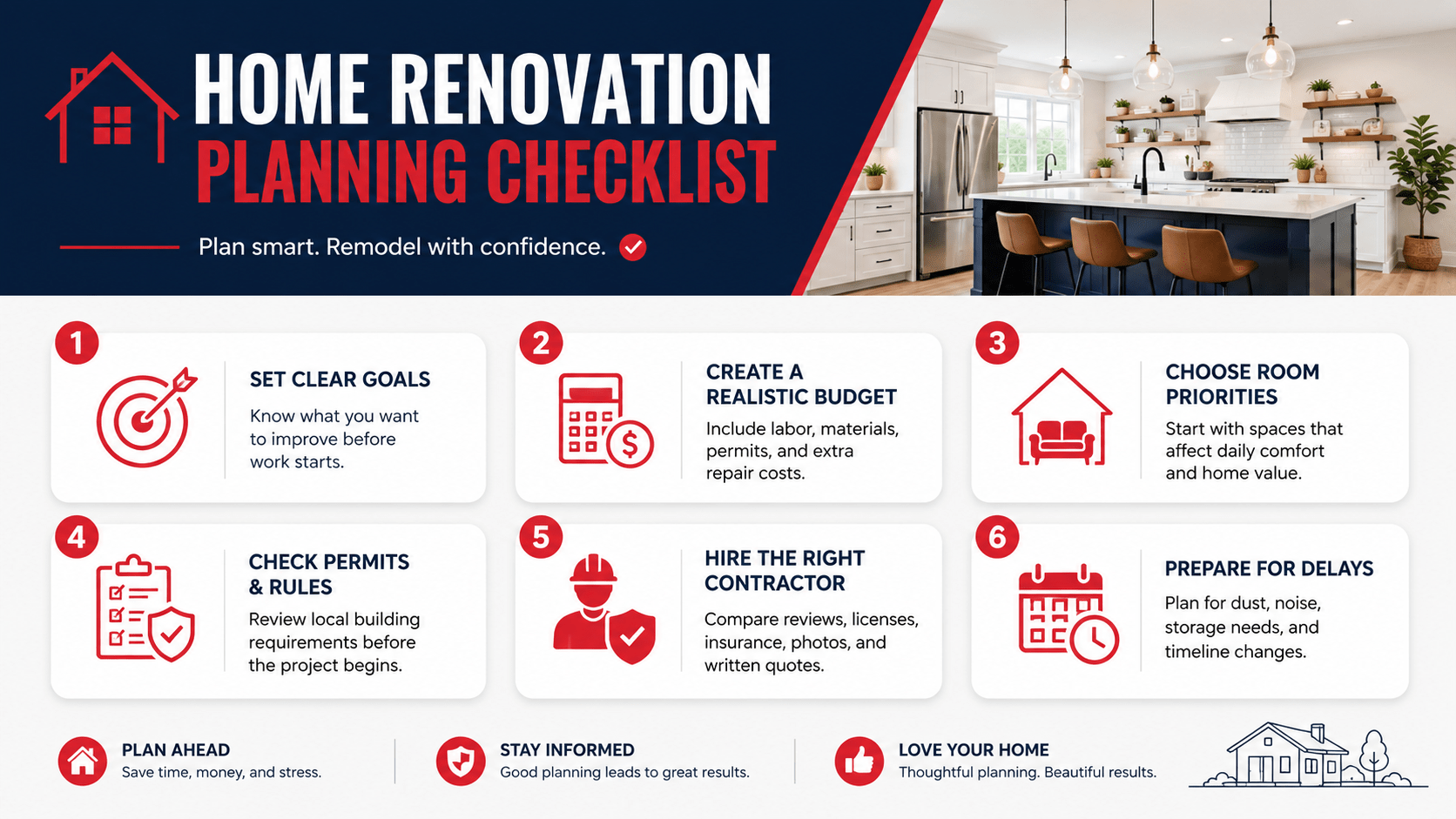 Home Renovation Planning Checklist