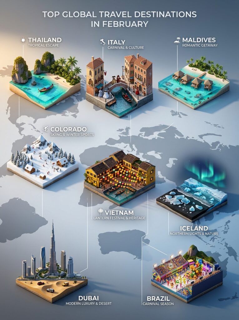 February travel