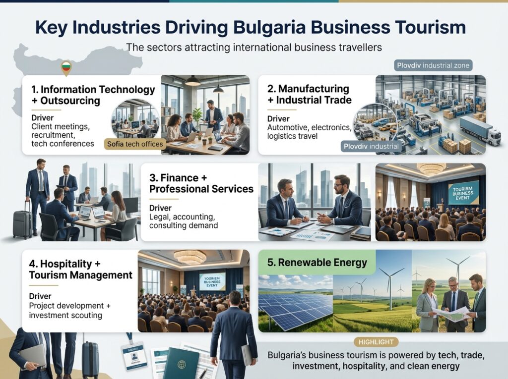 What Industries Are Driving Business Tourism in Bulgaria?