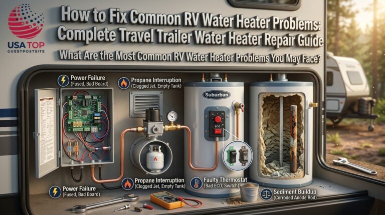 travel trailer water heater repair