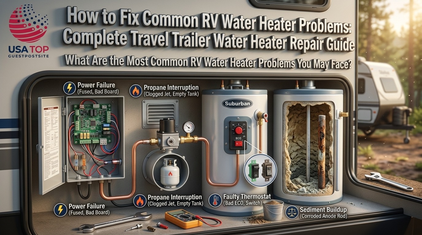 travel trailer water heater repair
