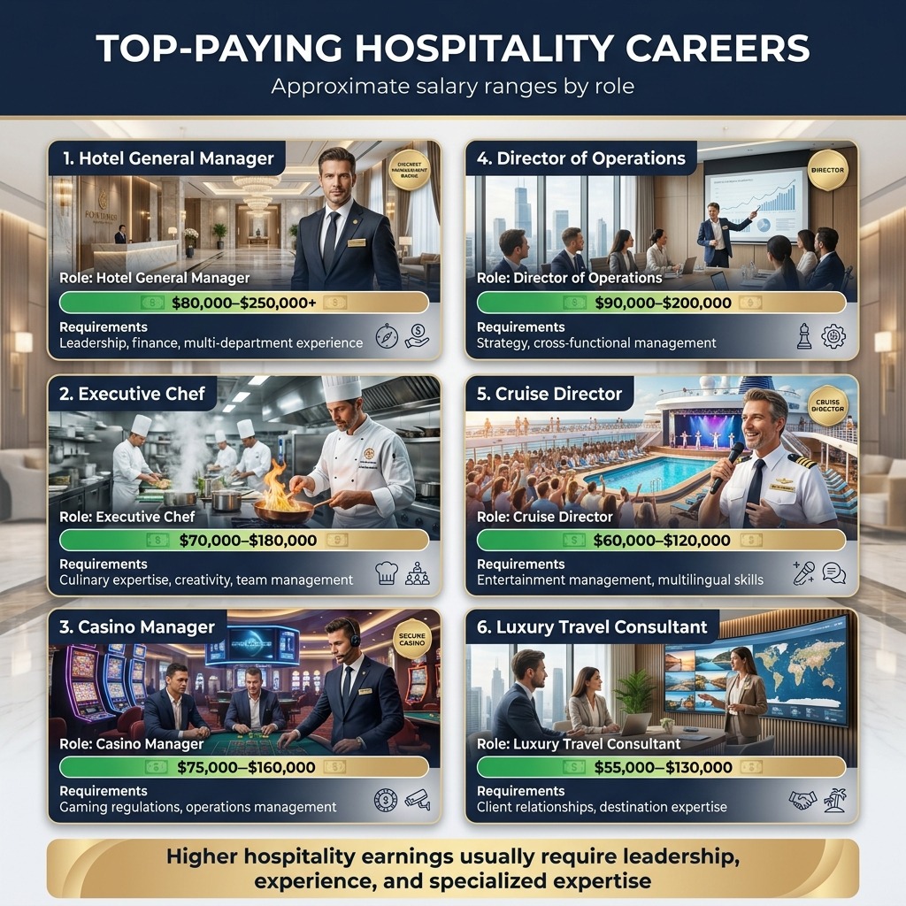 What Are the Highest Paying Jobs in the Hospitality Industry?