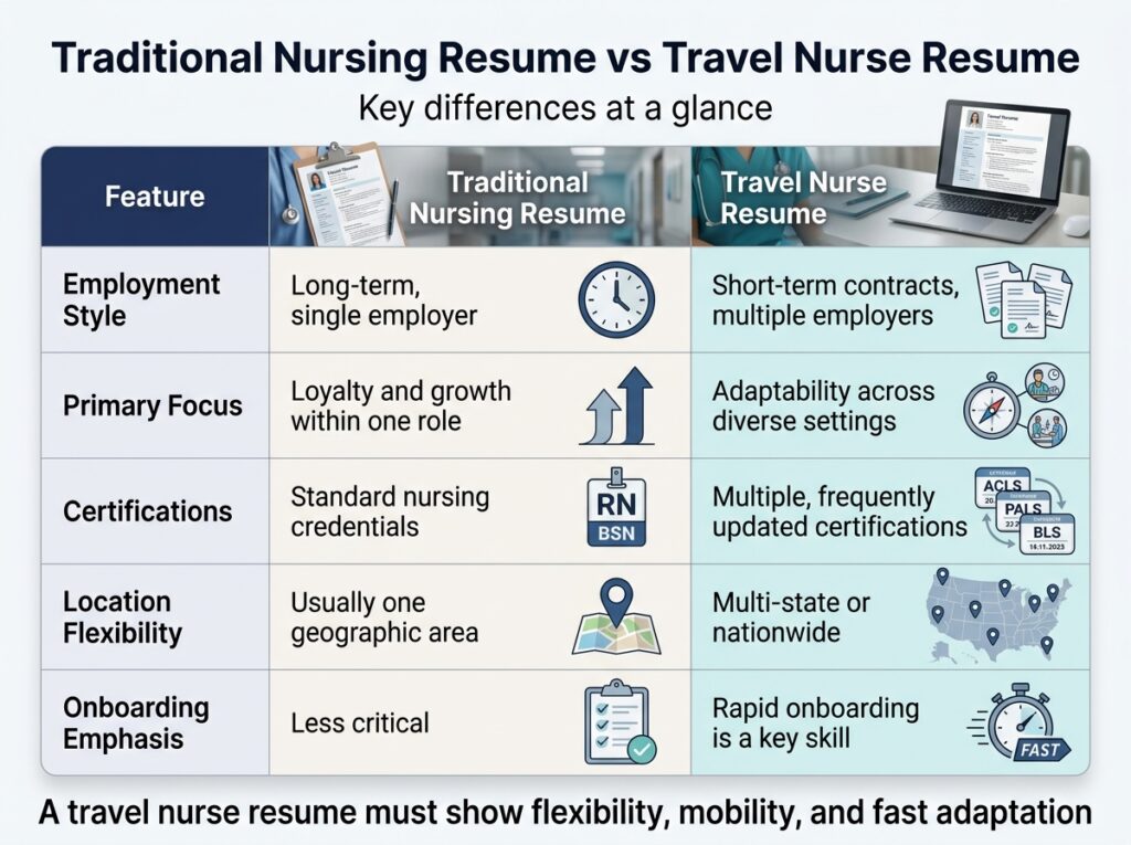 Travel Nurse resume