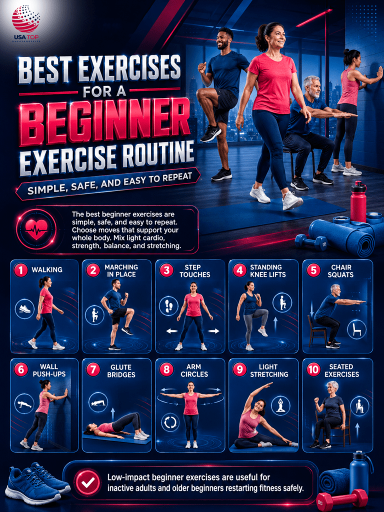 beginner exercise routine
