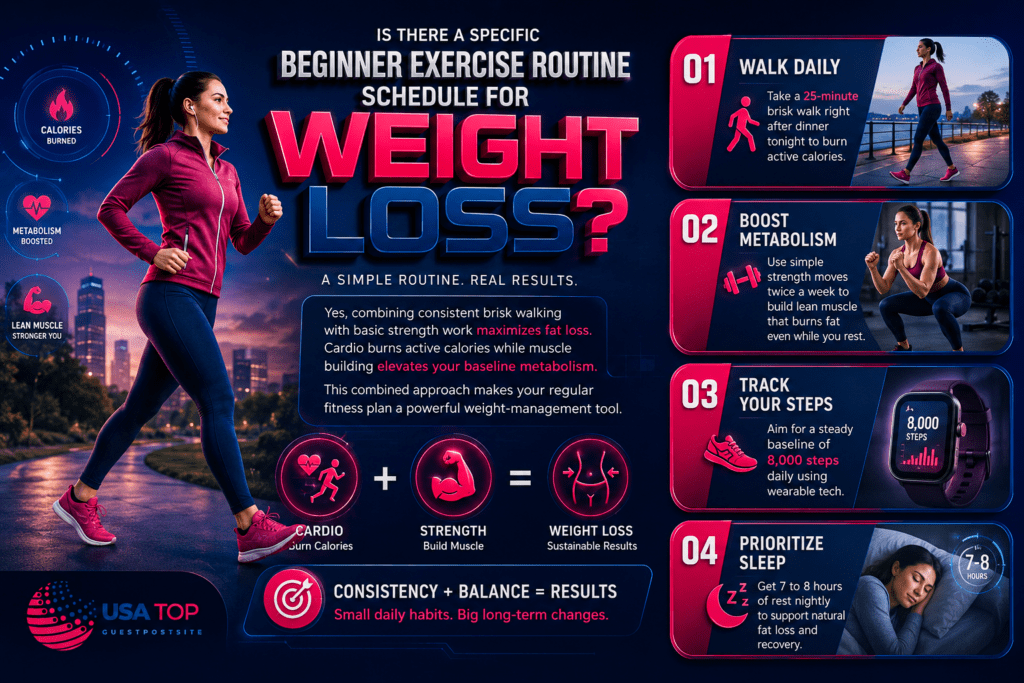 beginner exercise routine tips
