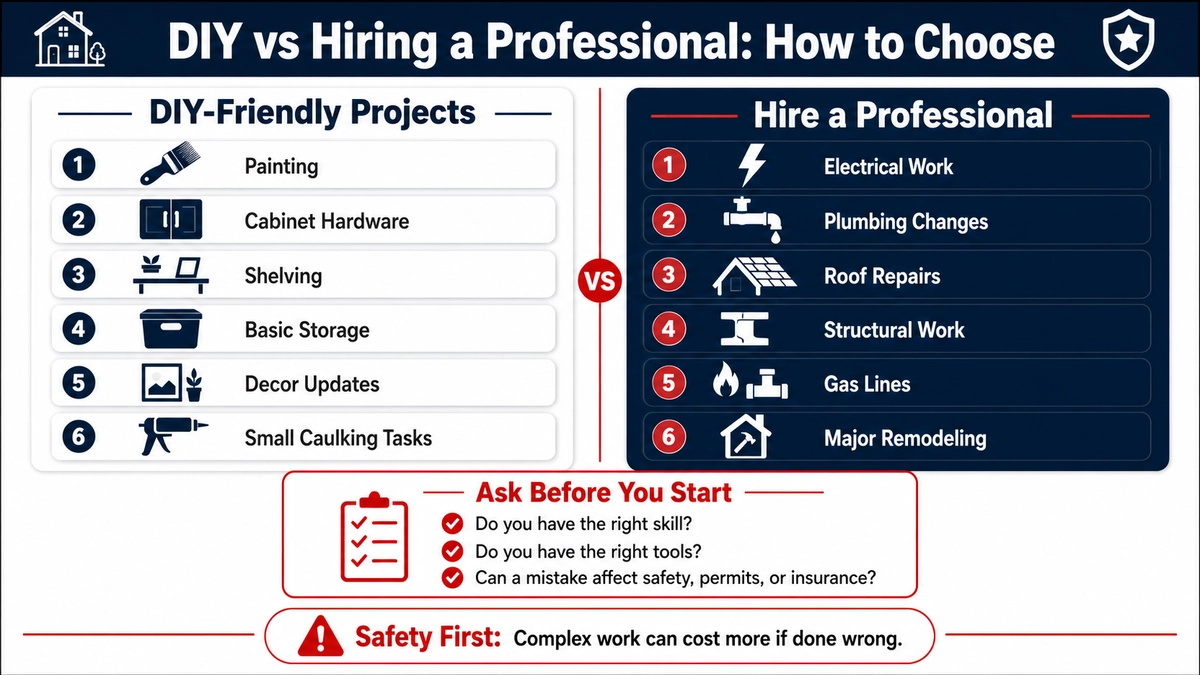 DIY vs professional: how to choose?