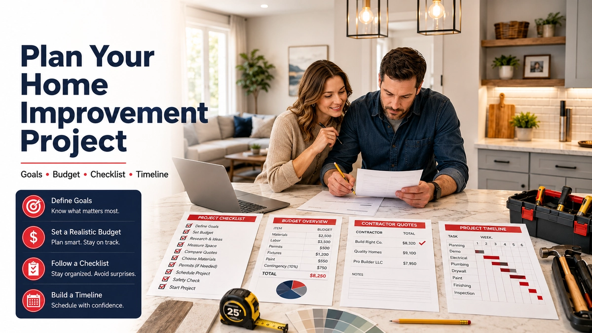 how to plan a home improvement project